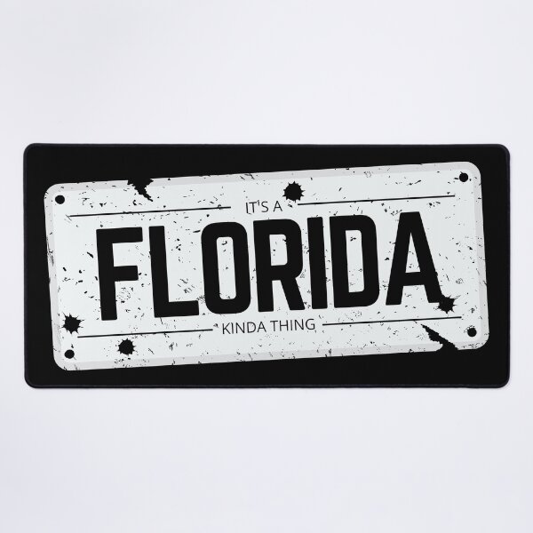 Item preview, Its a FLORIDA kinda thing number plate distressed designed and sold by 133DandC.