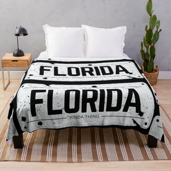 Item preview, Its a FLORIDA kinda thing number plate distressed designed and sold by 133DandC.