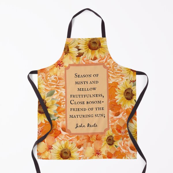Item preview, Season of Mists and Mellow Fruitfulness, To Autumn by John Keats, Autumn Fall Poem Quote designed and sold by CultandObscure.