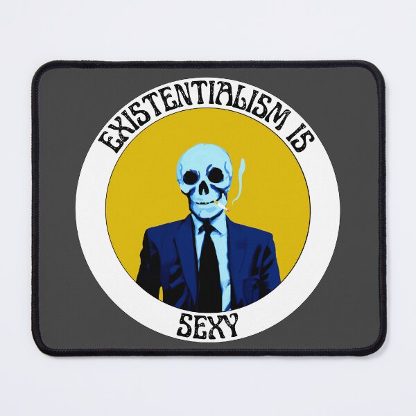 Aperçu de l'œuvre Existentialism Is Sexy Pop Art Skull créée et vendue par PVSKI.