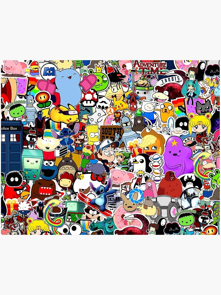 Cartoon Characters Collage