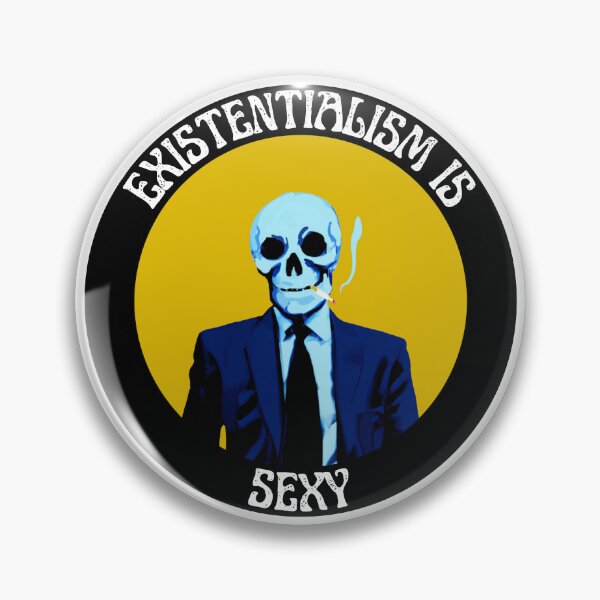 Artikelvorschau, Existentialism Is Sexy Pop Art Skull entworfen und verkauft von PVSKI.