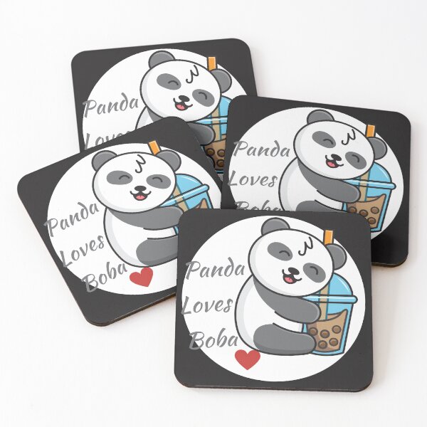Item preview, Boba Lover - Happy Panda designed and sold by SleepyTimeTales.