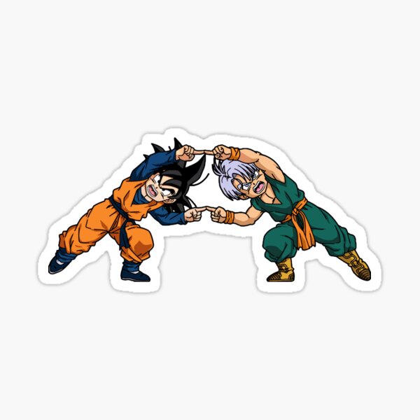 Sticker Mural Dragon Ball GT Goku Vegeta - Saiyan-Boutik