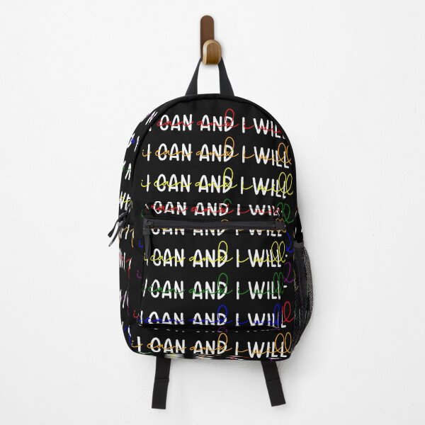 Item preview, I Can and I Will - Rainbow Overlay Text - White Base Writing designed and sold by GWTF-Designs.