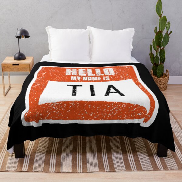 Item preview, Hello My Name Is Tia Label designed and sold by vibeno1.