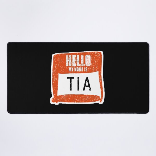 Item preview, Hello My Name Is Tia Label designed and sold by vibeno1.