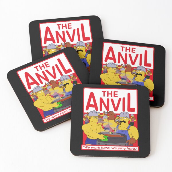 Item preview, The Gay Steel Mill Anvil - We Work Hard we Play Hard designed and sold by Meta Cortex.