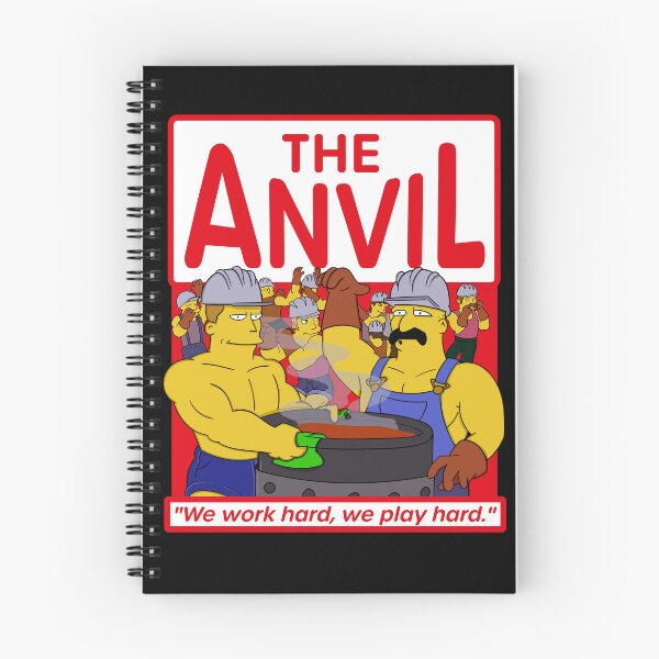 Item preview, The Gay Steel Mill Anvil - We Work Hard we Play Hard designed and sold by Meta Cortex.