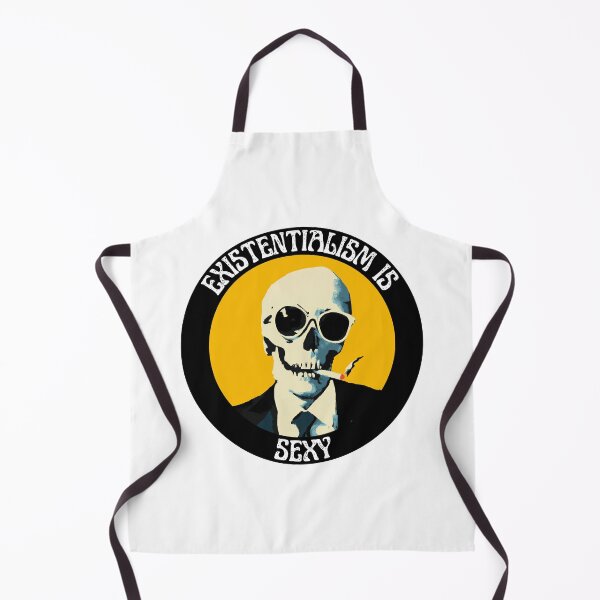 Aperçu de l'œuvre Existentialism Is Sexy Pop Art Skull créée et vendue par PVSKI.