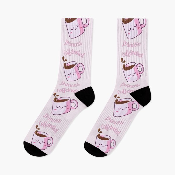 Item preview, Caffeinated Princess Cute Pink Coffee Cup  designed and sold by everything4eva.