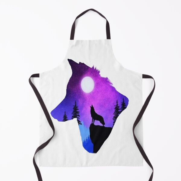 Item preview, Wolf howling at the moon inside a wolf fantasy art. designed and sold by BEAUTY ⭐⭐⭐⭐⭐.