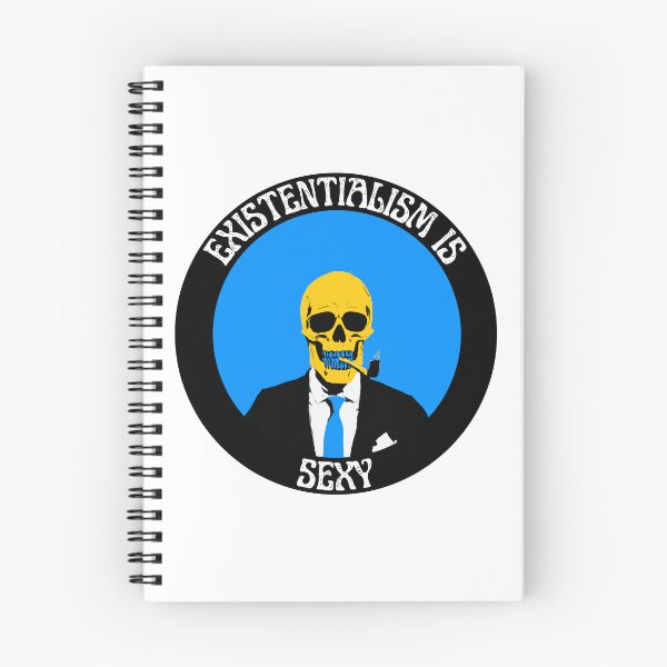 Aperçu de l'œuvre Existentialism Is Sexy Pop Art Skull créée et vendue par PVSKI.