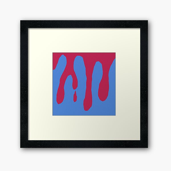Spilled the Paint Framed Art Print