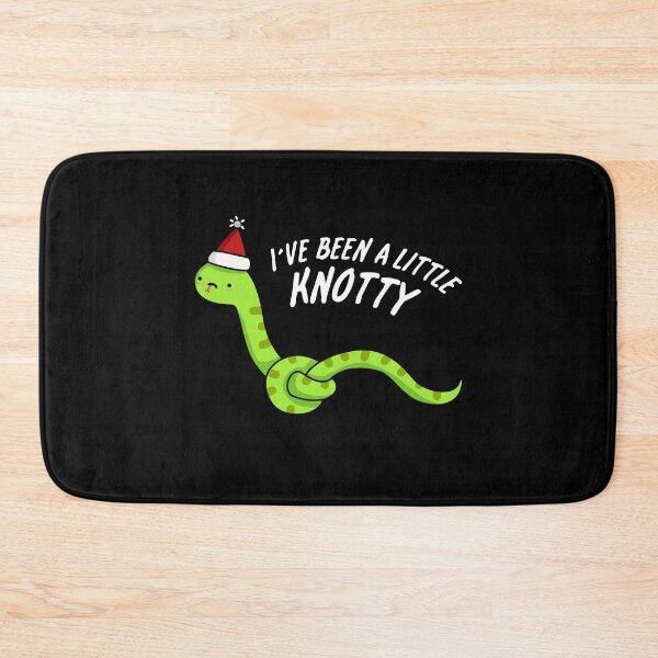 Item preview, I've Been A Little Knotty Funny Snake Puns (Dark BG) designed and sold by punnybone.