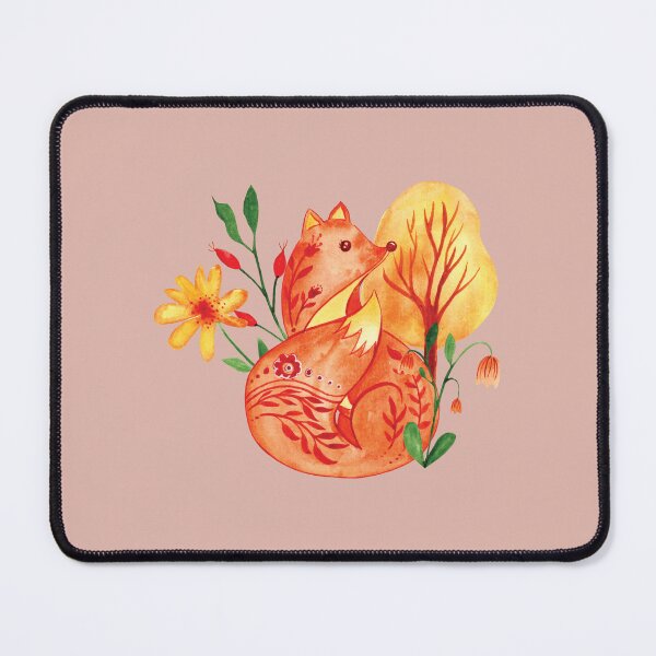 Item preview, Forest fox watercolor painting designed and sold by pinkyfish1010.