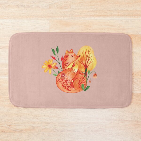 Item preview, Forest fox watercolor painting designed and sold by pinkyfish1010.