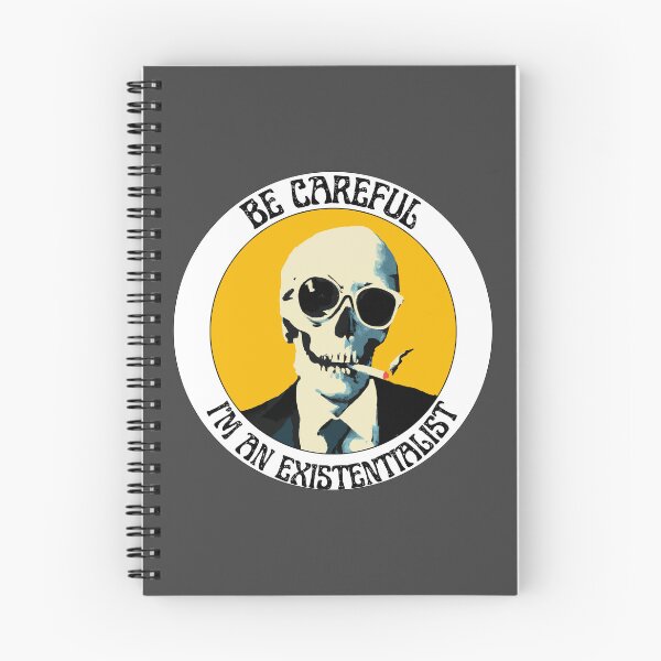 Aperçu de l'œuvre I'm an Existentialist Pop Art Skull créée et vendue par PVSKI.