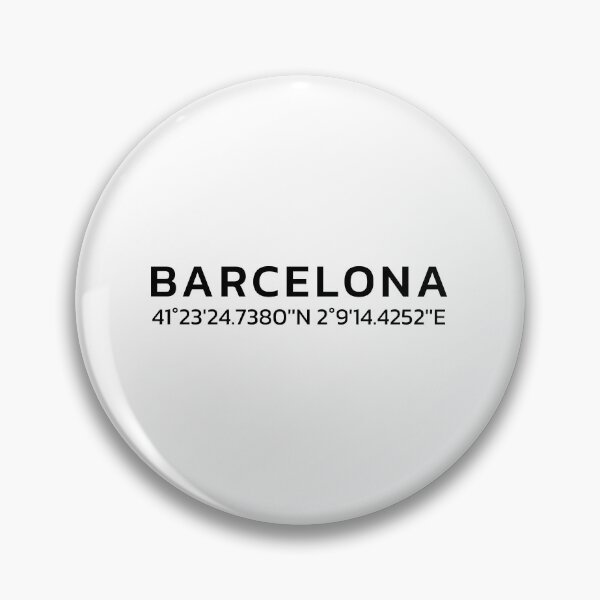 Artikelvorschau, Barcelona-Koordinaten entworfen und verkauft von BeratBozan.