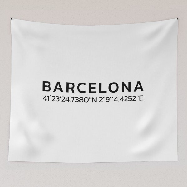 Item preview, Barcelona Coordinates designed and sold by BeratBozan.