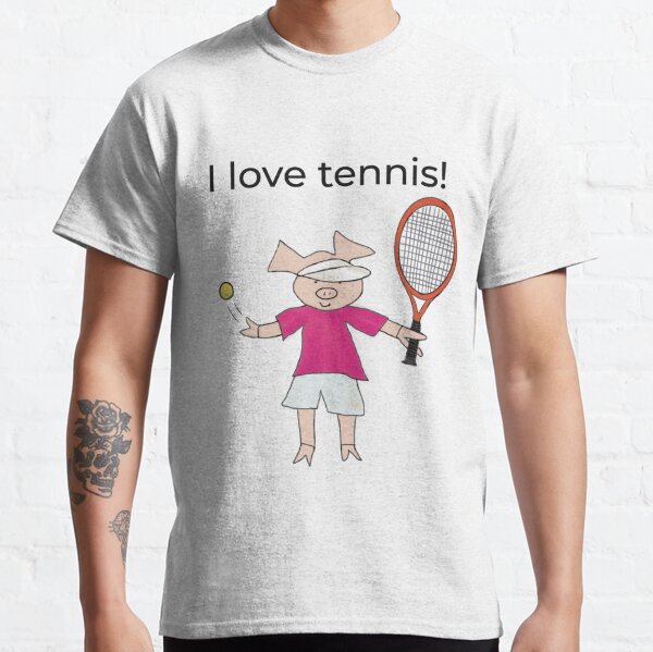 Cute Retro Tennis Pastel Aesthetic for Women Teen Girls T-Shirt