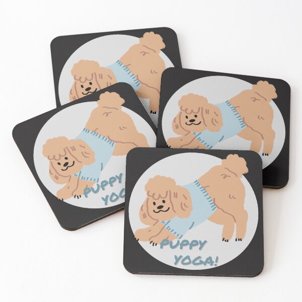 Item preview, Puppy Yoga Poodle designed and sold by SleepyTimeTales.