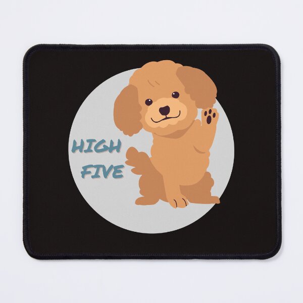 Item preview, High Five Poodle designed and sold by SleepyTimeTales.