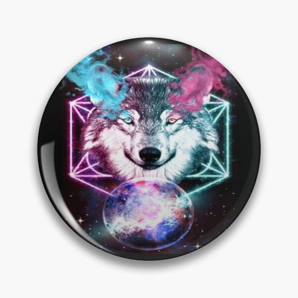 Item preview, Cool wolf and moon painting fantasy art. designed and sold by BEAUTY ⭐⭐⭐⭐⭐.