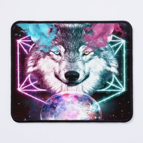 Item preview, Cool wolf and moon painting fantasy art. designed and sold by BEAUTY ⭐⭐⭐⭐⭐.