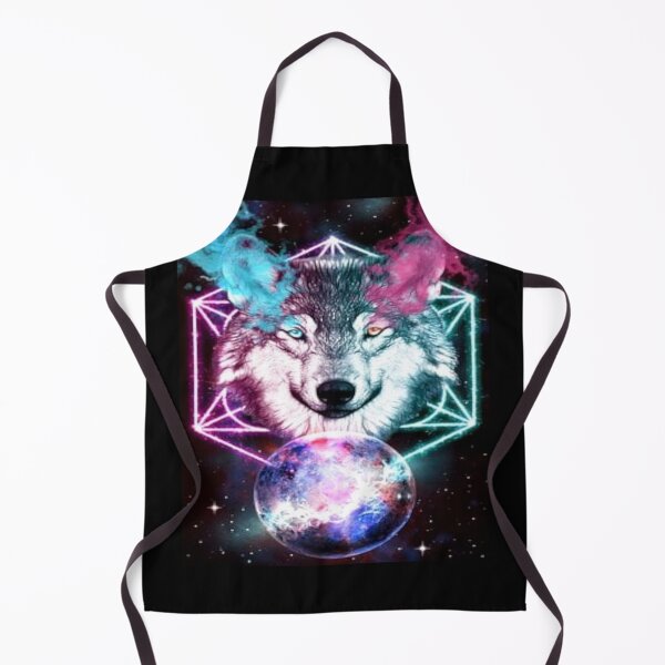 Item preview, Cool wolf and moon painting fantasy art. designed and sold by BEAUTY ⭐⭐⭐⭐⭐.
