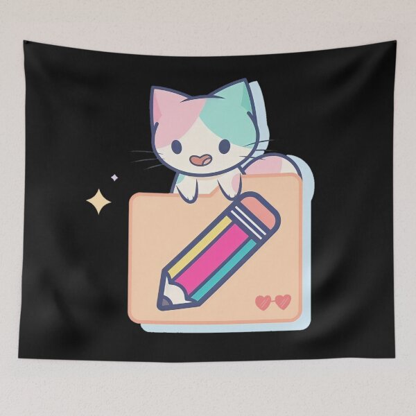 Item preview, Student Little cute cat  designed and sold by danfreeze.