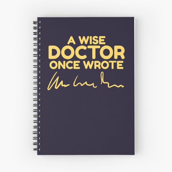 Item preview, A wise doctor once wrote scribble funny design designed and sold by justjonboy.