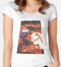 PLAYFUL CARTER Women's Fitted Scoop T-Shirt
