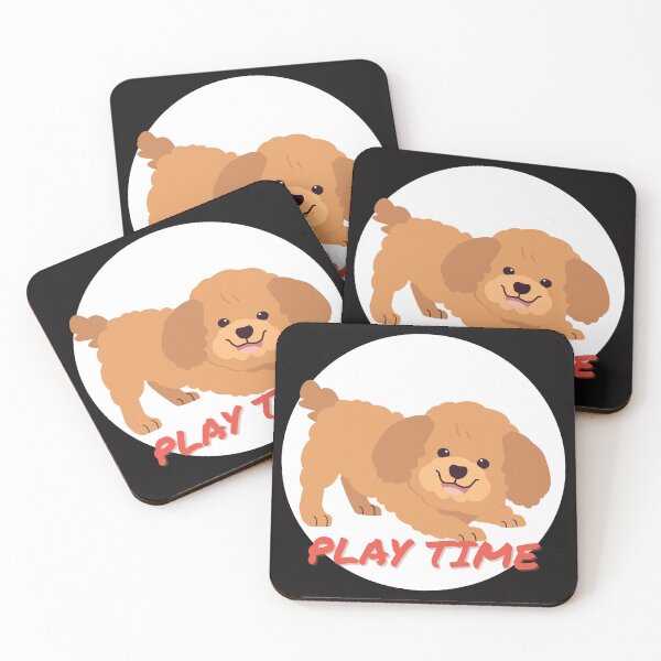 Item preview, Poodle Play Time designed and sold by SleepyTimeTales.