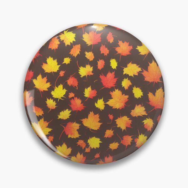 Item preview, Autumn pattern orange leafs designed and sold by AsKartongs.