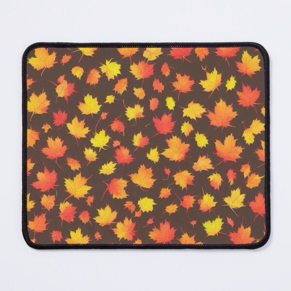 Item preview, Autumn pattern orange leafs designed and sold by AsKartongs.