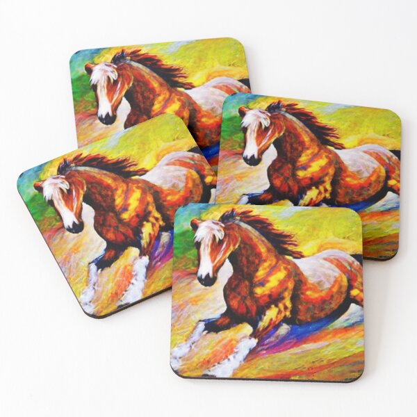 Item preview, Wild Horse Running in Open Field designed and sold by mrtom414.