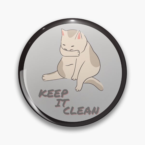 Item preview, Keep It Clean Kitty Cat designed and sold by SleepyTimeTales.