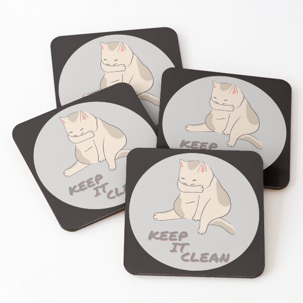 Item preview, Keep It Clean Kitty Cat designed and sold by SleepyTimeTales.