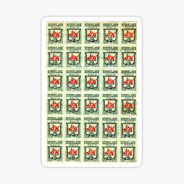 S&H GREEN STAMPS Sticker