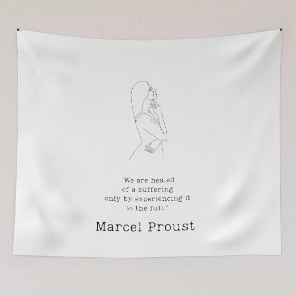 Item preview, "Healed of a suffering" - Marcel Proust designed and sold by BookberryGarden.