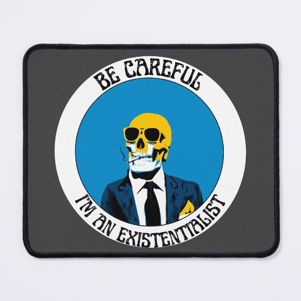 Artikelvorschau, I'm an Existentialist Pop Art Skull entworfen und verkauft von PVSKI.