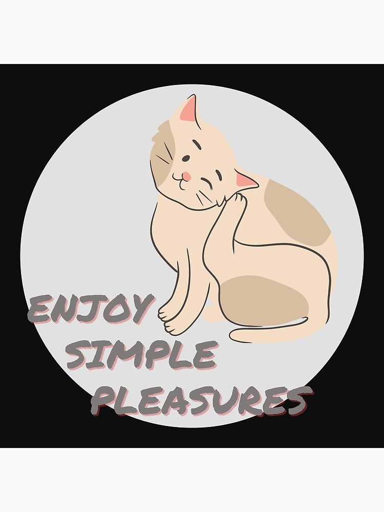 Happy Cute Cat Face Pet Anime Cat Lover Poster for Sale by maximilliajaco