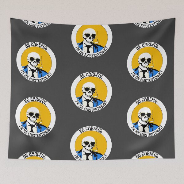 Artikelvorschau, Ich bin ein existenzialistischer Pop-Art-Totenkopf entworfen und verkauft von PVSKI.