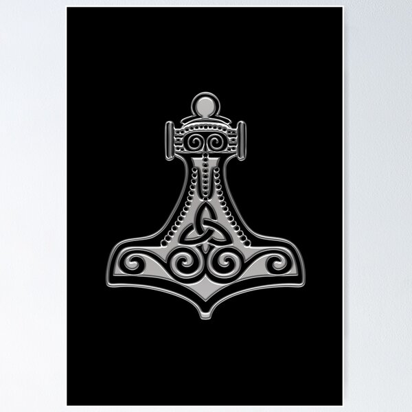 Artikelvorschau, Thors Hammer, Triquetra, Mjölnir, Mjölnir, Celtic entworfen und verkauft von nitty-gritty.