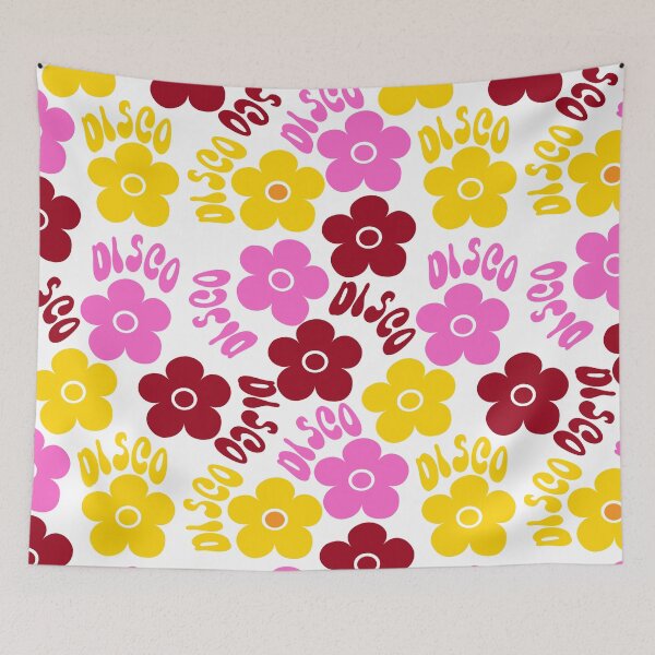 Item preview,  Groovy Disco 70s Retro Flowers designed and sold by SunnyBrand.