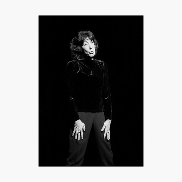 Item preview, Lily Tomlin - BW Photograph designed and sold by ConcertImages.