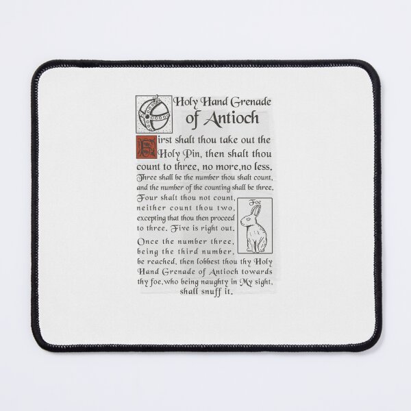 Item preview, Holy Hand Grenade Script Sticker designed and sold by RamonaTeal.