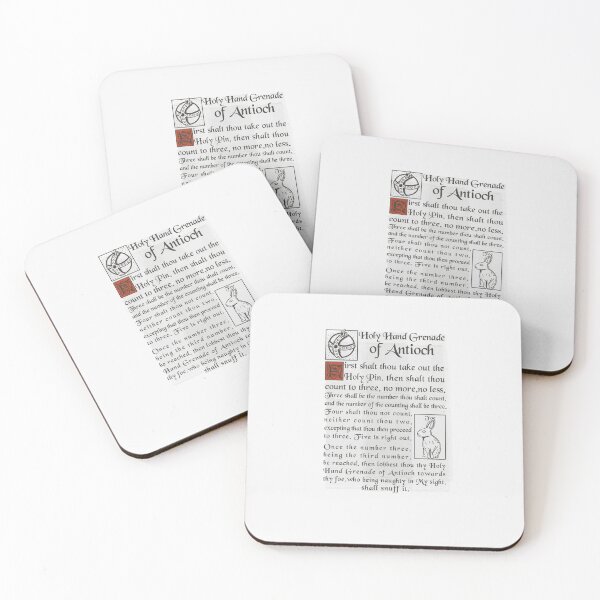 Item preview, Holy Hand Grenade Script Sticker designed and sold by RamonaTeal.