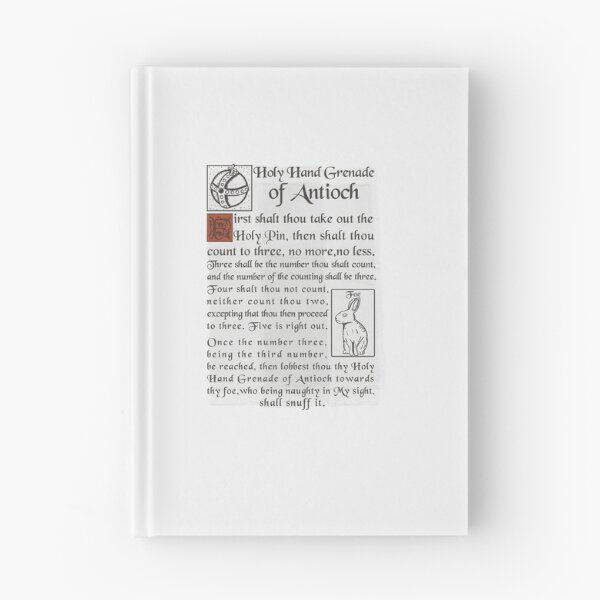 Item preview, Holy Hand Grenade Script Sticker designed and sold by RamonaTeal.